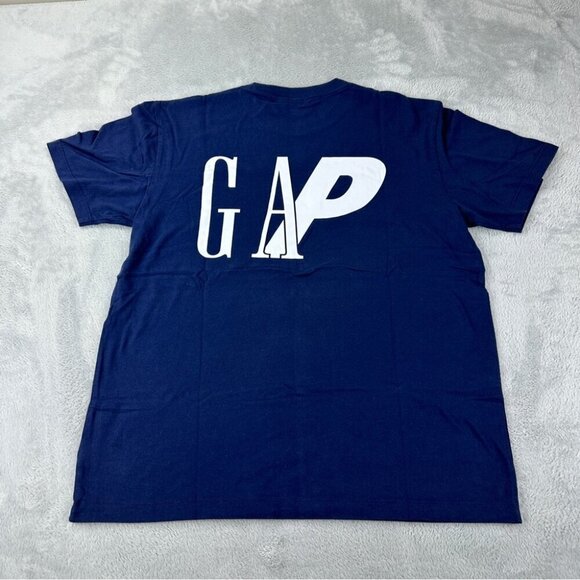 Palace x Gap NWT Men's Size Medium Navy Blue T-Shirt 100% Cotton - Picture 1 of 13
